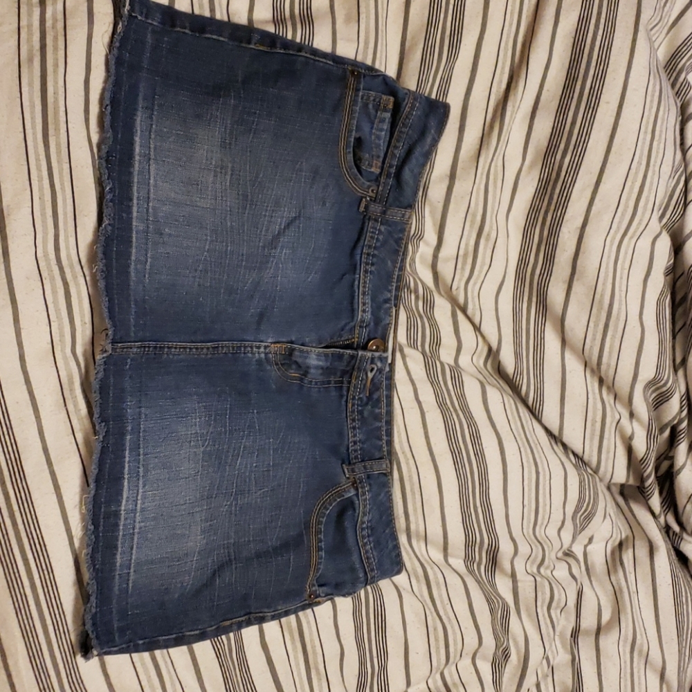 Juniors Jean miniskirt